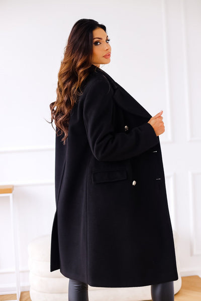 Double-Breasted Coat for Women
