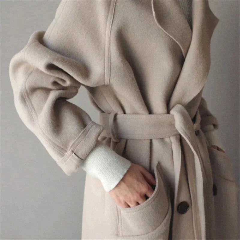 Long Wool Coat for Women
