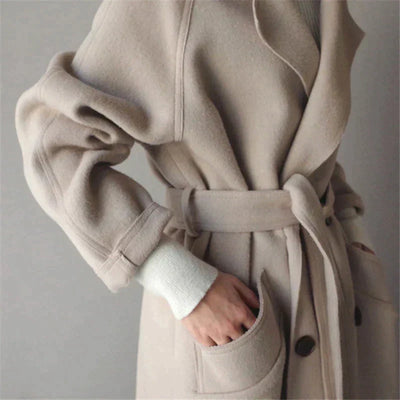 Long Wool Coat for Women