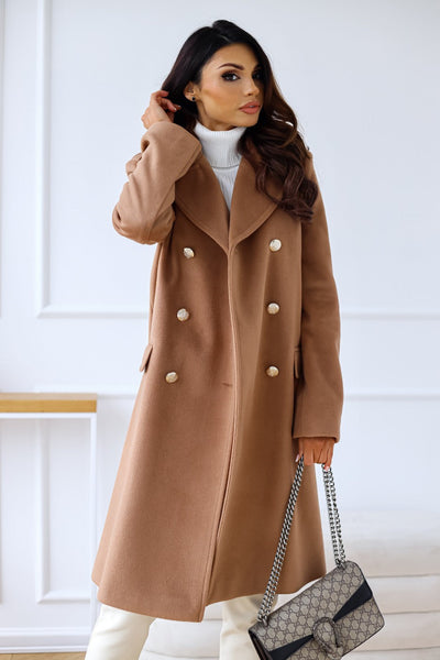 Double-Breasted Coat for Women