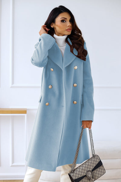 Double-Breasted Coat for Women