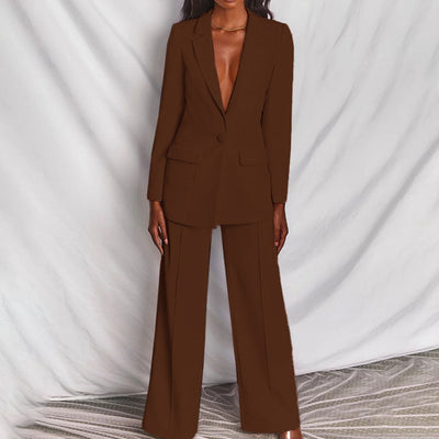 Elegant Blazer and Trouser Set