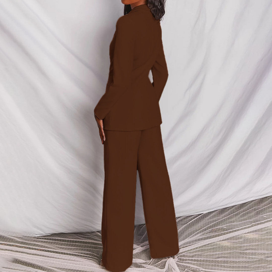 Elegant Blazer and Trouser Set