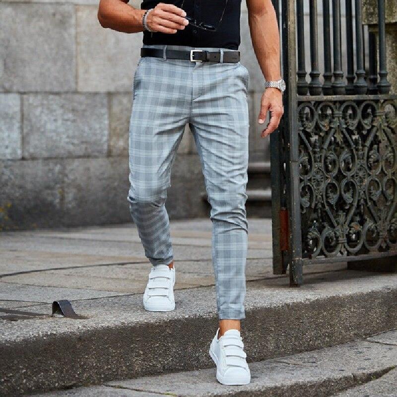 Stylish Checked Chino Pants for Men