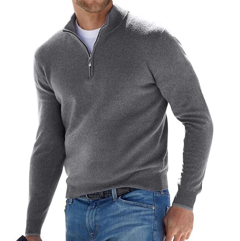 Men's Zip-Up Sweater