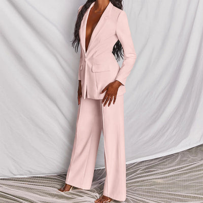 Elegant Blazer and Trouser Set