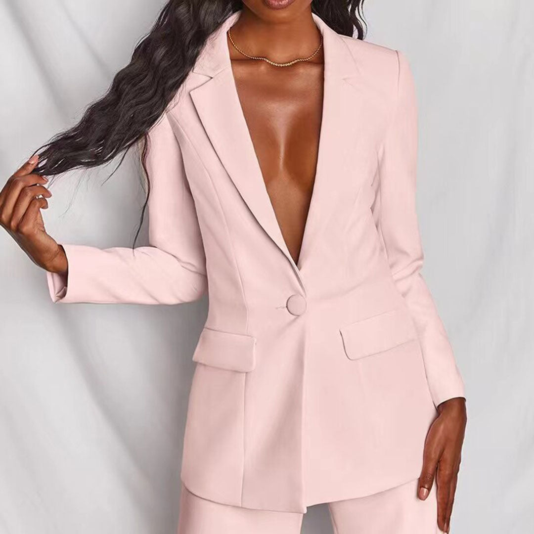 Elegant Blazer and Trouser Set
