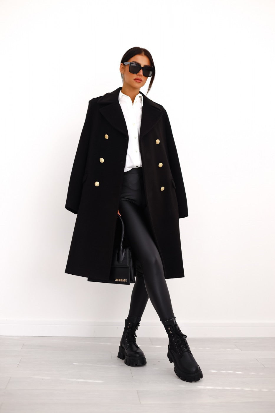 Double-Breasted Coat for Women
