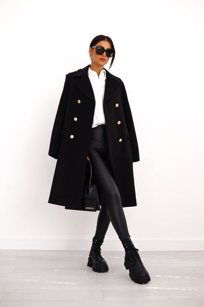 Double-Breasted Coat for Women