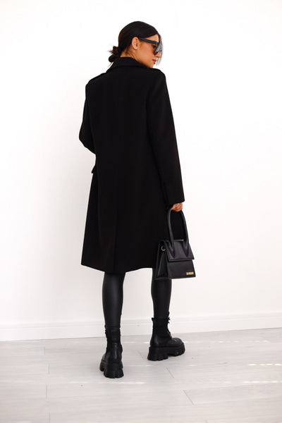 Double-Breasted Coat for Women
