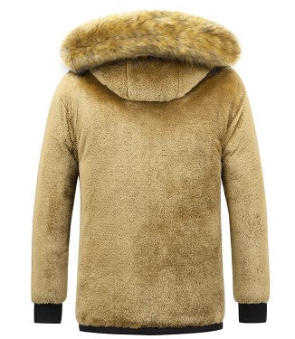 Men's Winter Parka with Removable Hood