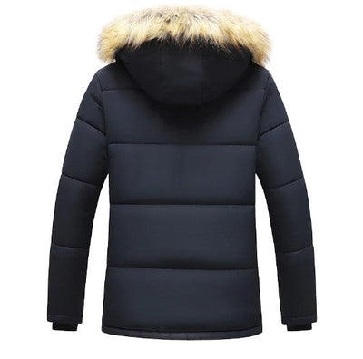 Men's Winter Parka with Removable Hood
