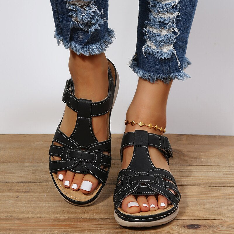Orthopedic Hiking Sandals for Women Platform Outdoor Comfort