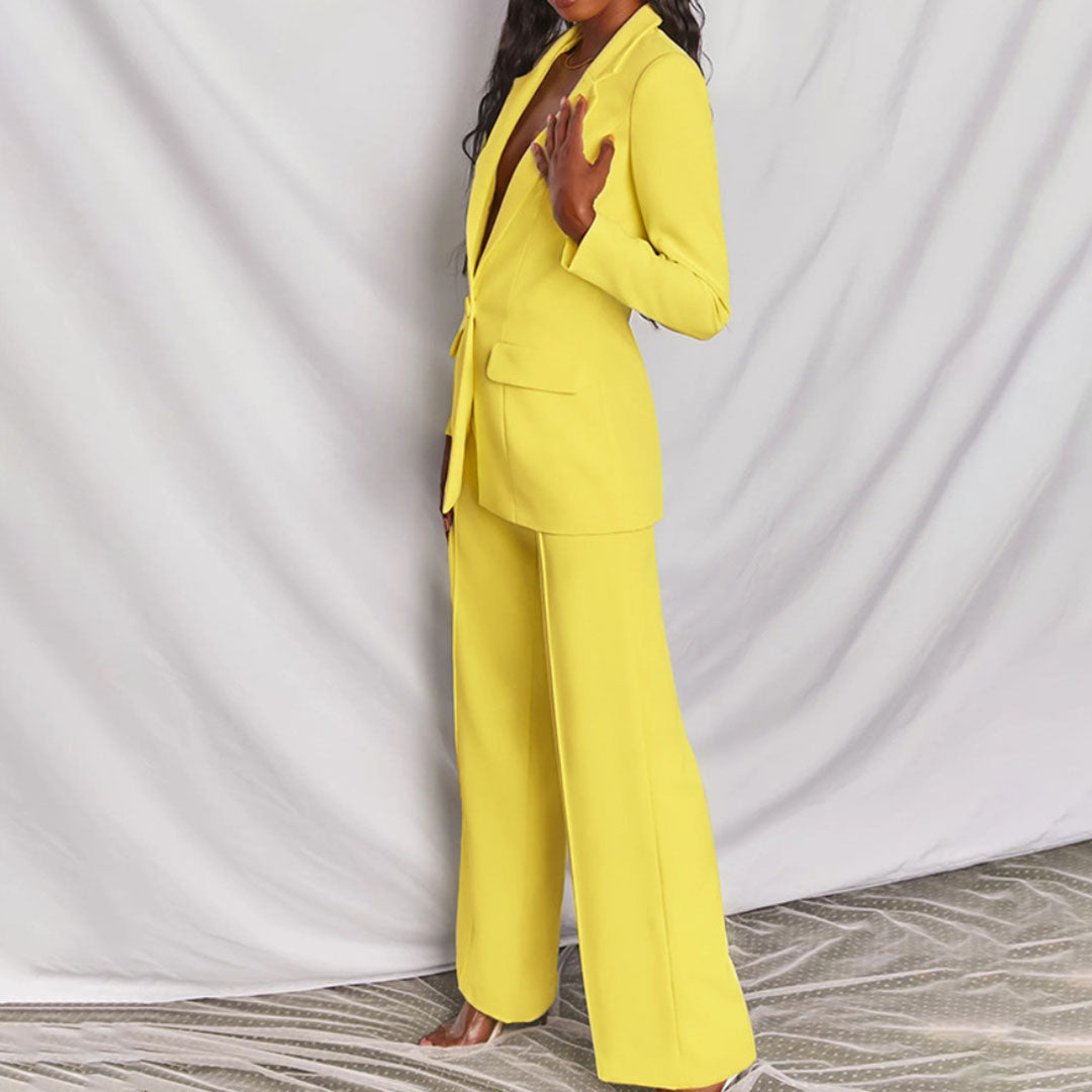 Elegant Blazer and Trouser Set