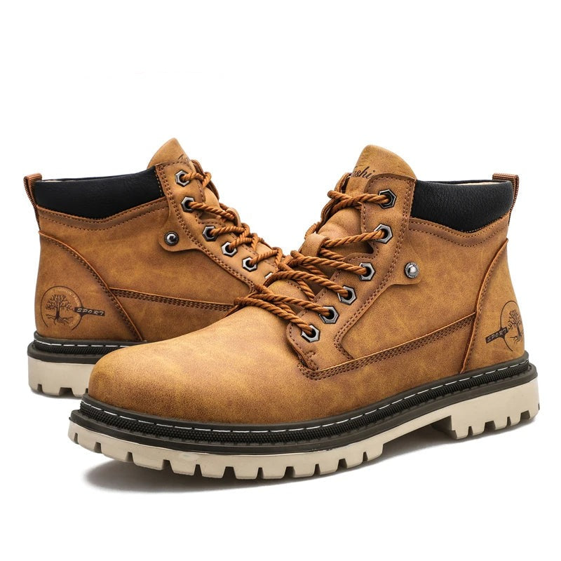 Casual Lace-Up Boots for Men