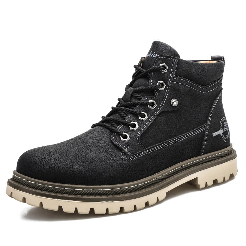 Casual Lace-Up Boots for Men