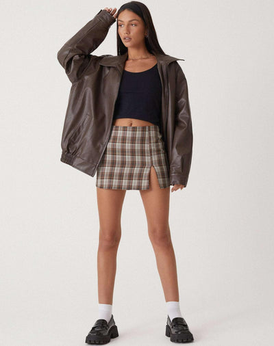 Loose Leather Jacket for Women